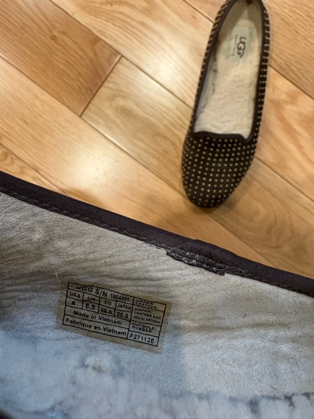 UGG Alloway Studded Suede Loafers